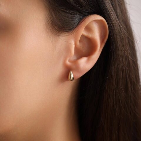 Gold Mini Drop Earrings