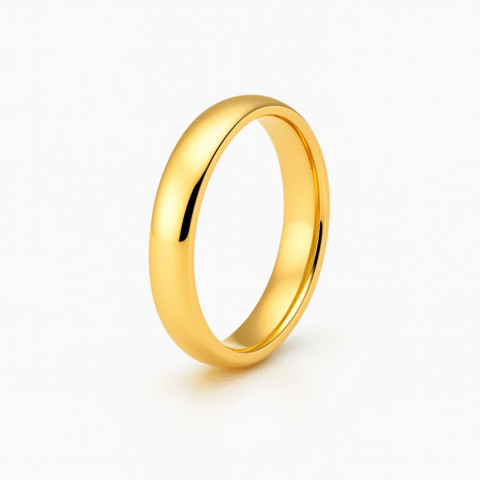 925 Silver Plain Band Ring | Classic Unisex Wedding Ring