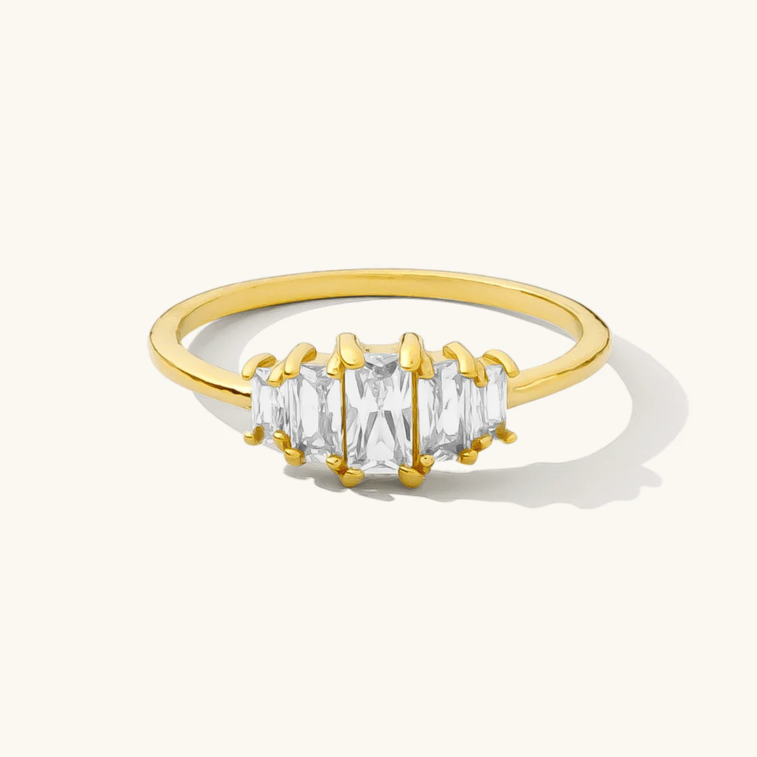 Baguette Cluster Ring - Image 2
