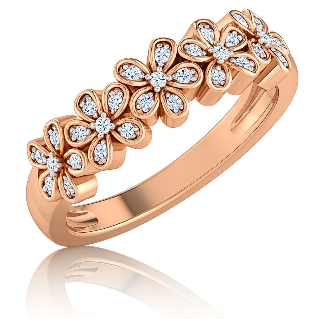 925 Silver Diamond Eternity Band Ring | Women’s Anniversary & Wedding Ring” - Image 2