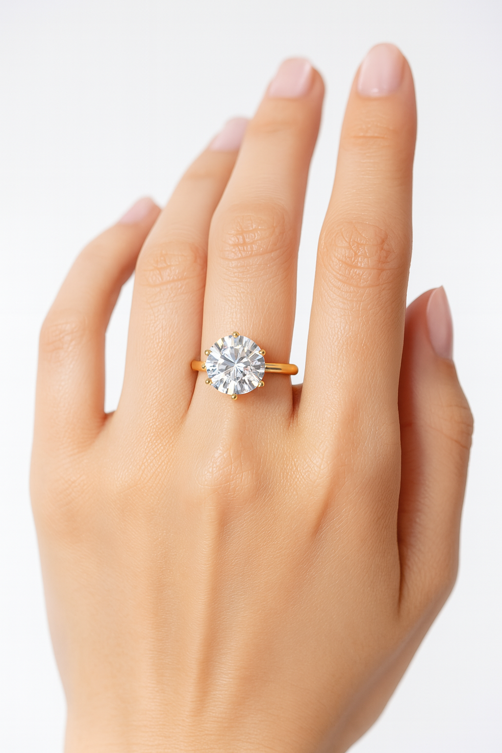 925 Silver 3CT Solitaire Ring For Women - Image 2